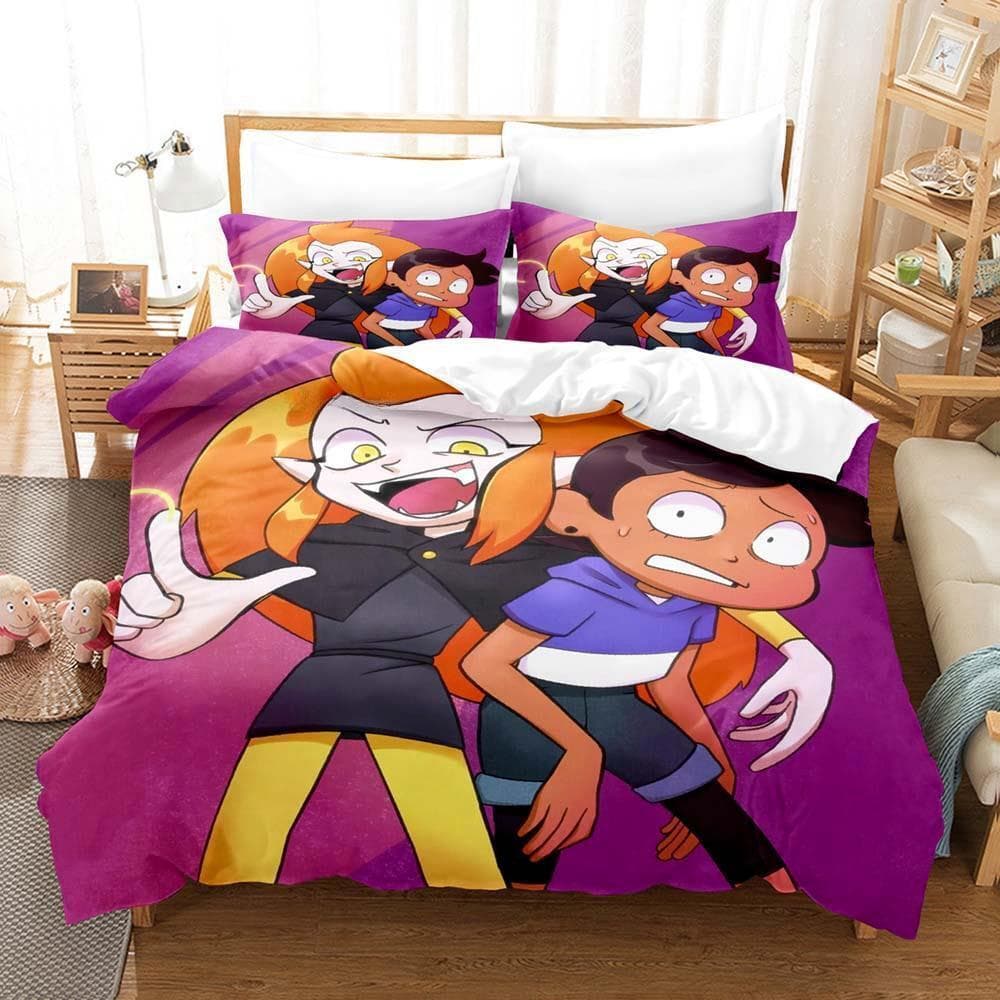 New Bad Girl Coven Bedding Set Single Twin Full Queen King Size Bed Set Adult Kid Bedroom Duvet cover Sets Anime Bed Sheet Set EU Twin 135x200cm