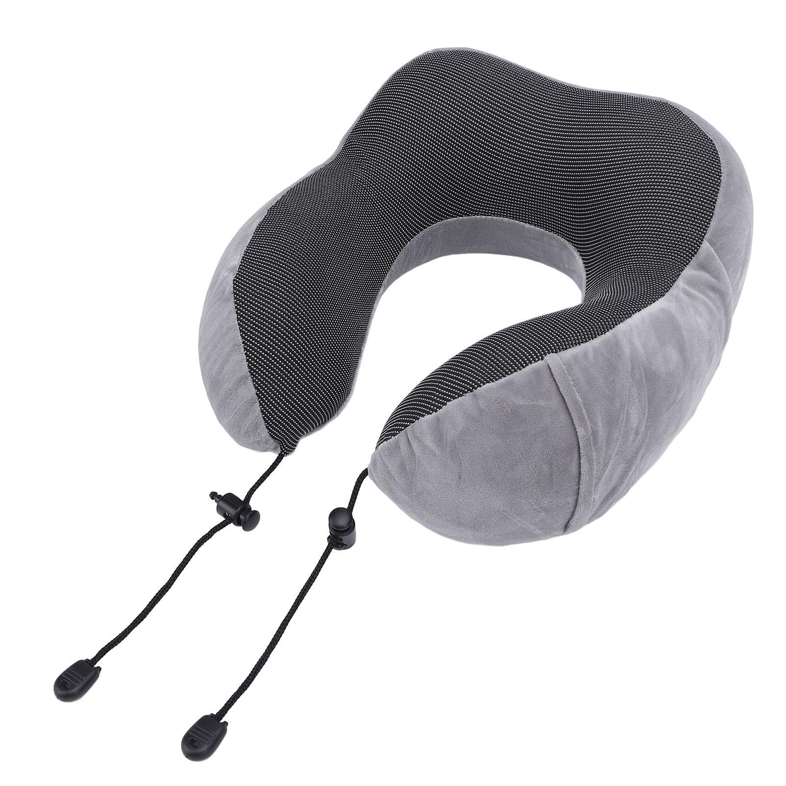 Travel Pillow Memory Foam Travel Neck Pillow Portable U Shape Airplane Pillow with Storage Bag for