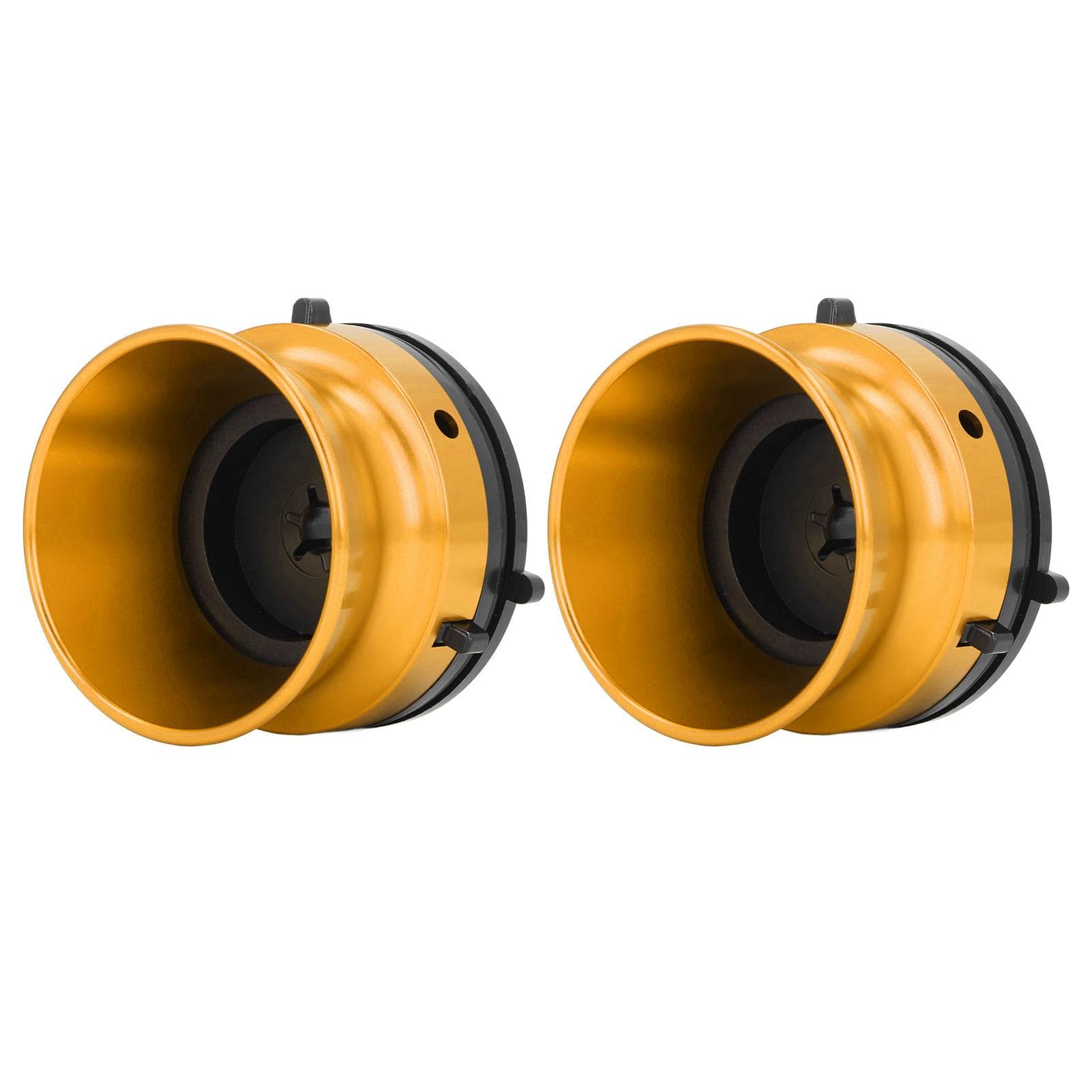 1 Pair NAB Hub Adapters Polished Aluminum Alloy Universal Loading Device 10 Inch Opener for Studer gold