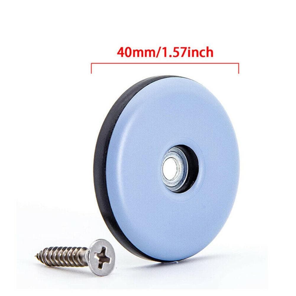 Furniture Glides Screws Moving Gliders Blue Furniture Feet Sliders 40mm
