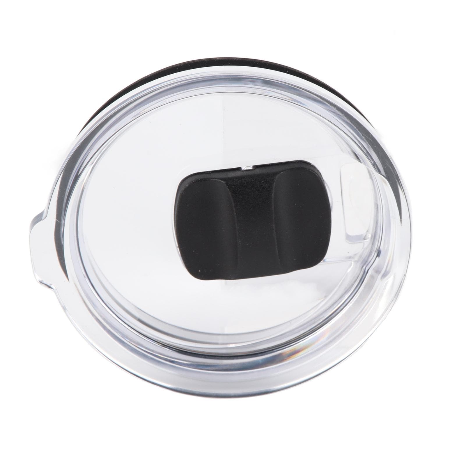 Magnetic Spill Proof Tumbler Lid Replacement Tumbler Cup Lid with Magnetic Slider Black 30oz Inner black