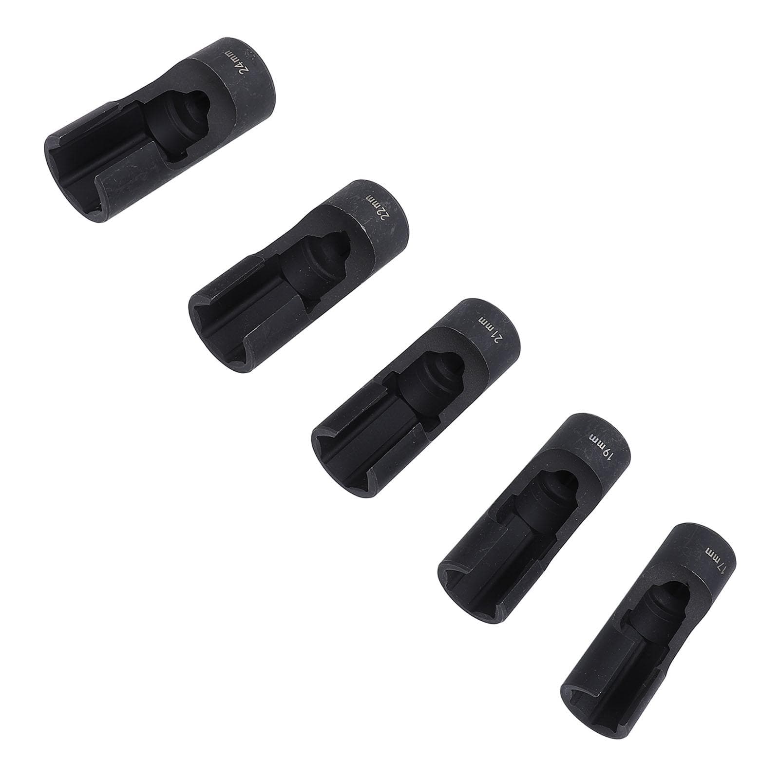 5PCS Suspension Strut Socket Tool CRV Steel 12in Drive Strut Nut Socket Set for Removing and 17mm?24mm