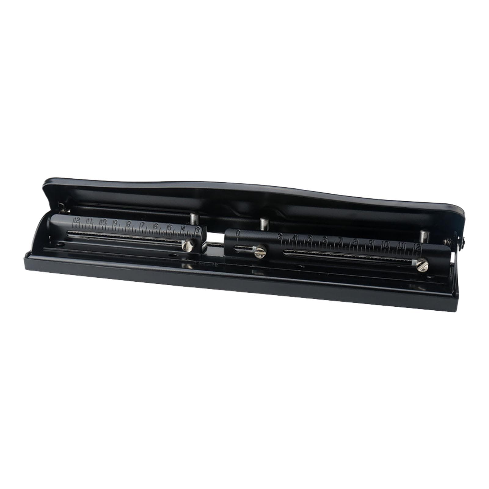 3 Hole Puncher 7mm Diameter Adjustable Spacing Metal Hole Punch Manual Pocket A4 Paper Punching