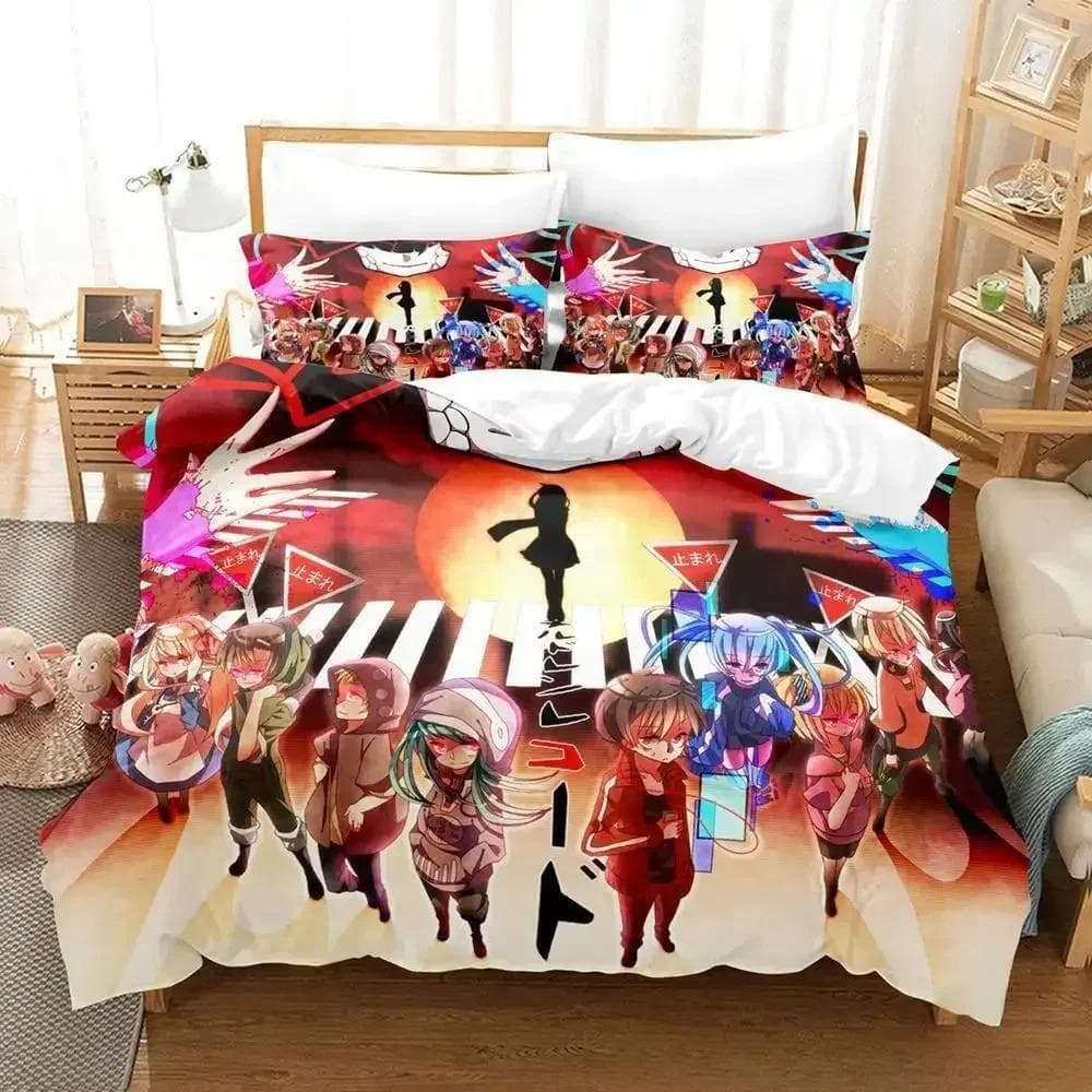Kagerou Project Bedding Set Single Twin Full Queen King Size Bed Set Adult Kid Bedroom Duvet cover Sets 3D Anime Bed Sheet Set 70x133cm 2pcs