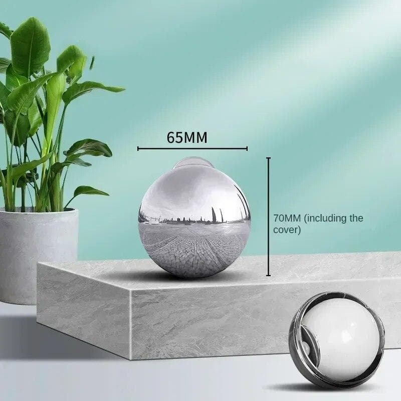 Reusable Hair Remover Ball Pet Hair Lint Roller Clothes Dust Cleaning Ball Washable Sticky Gel Lint Rollers Tool for Cat Dog silver