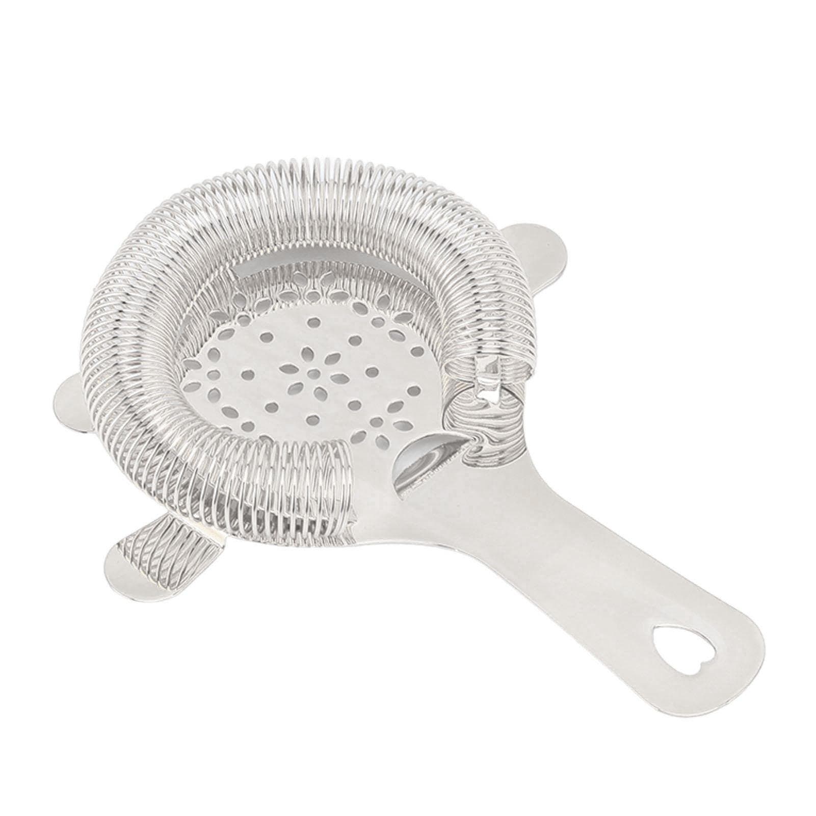 Cocktail Strainer Wintersweet Type Stainless Steel Bar Strainer Bartender Ice Filter Bartender silver