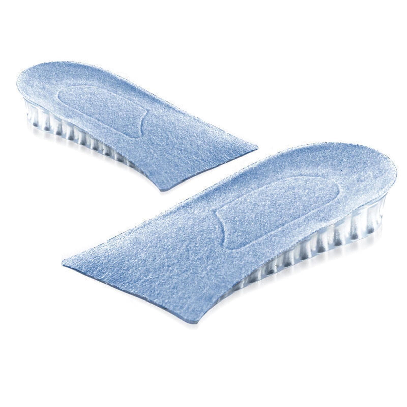 Height Increase Insoles Multilayer Transparent Silicone Shock Absorbing Shoe Lifts Elevator 2cm 1 2cm