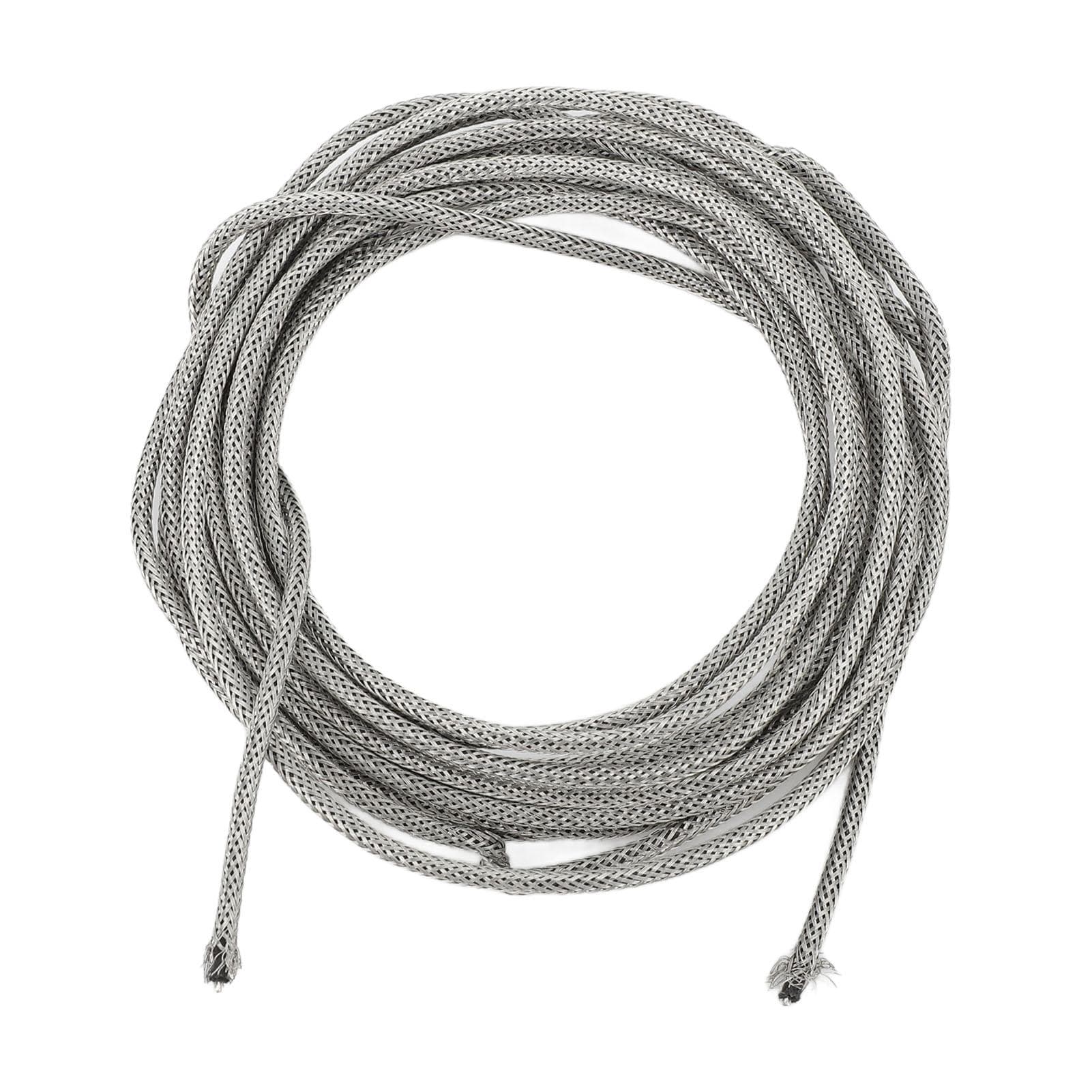 Guitar Shield Wire Single Conductor 3m Long 22 AWG Braided Shield Cable Guitar Wire