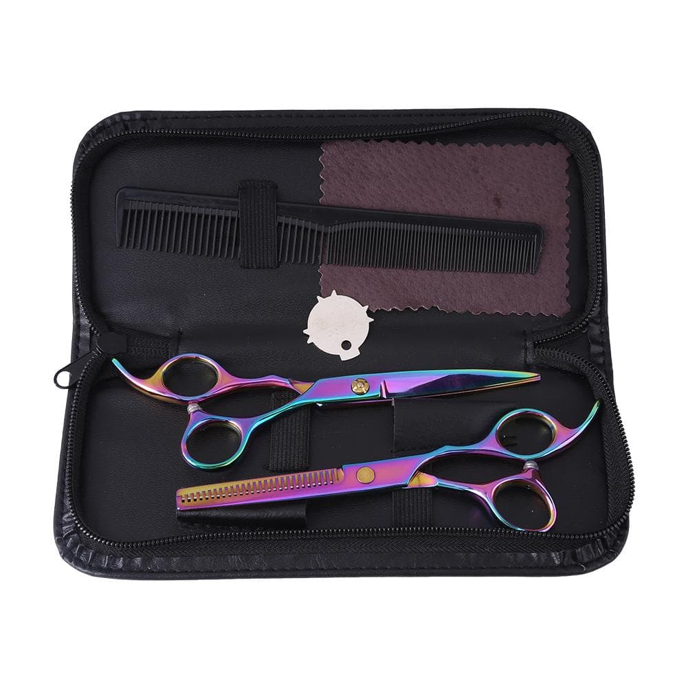 Professional Pet Dog Cat Grooming Scissors 6 Cutting Fur Shears Colorful