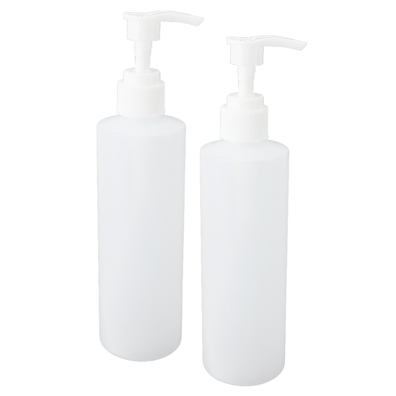 2pcs Massage Oil Warmer Replacement Bottle 250ml Refillable Professional Shampoo Pump Bottles for