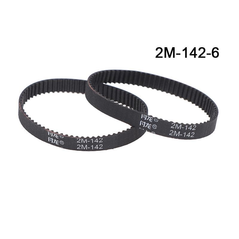 2Pcs Timing Drive Belt 2Gt/2M Perimeter 140 142 150 160 180Mm Width 6Mm Synchronous Conveyor Spare Part For Vaccum Cleaner B