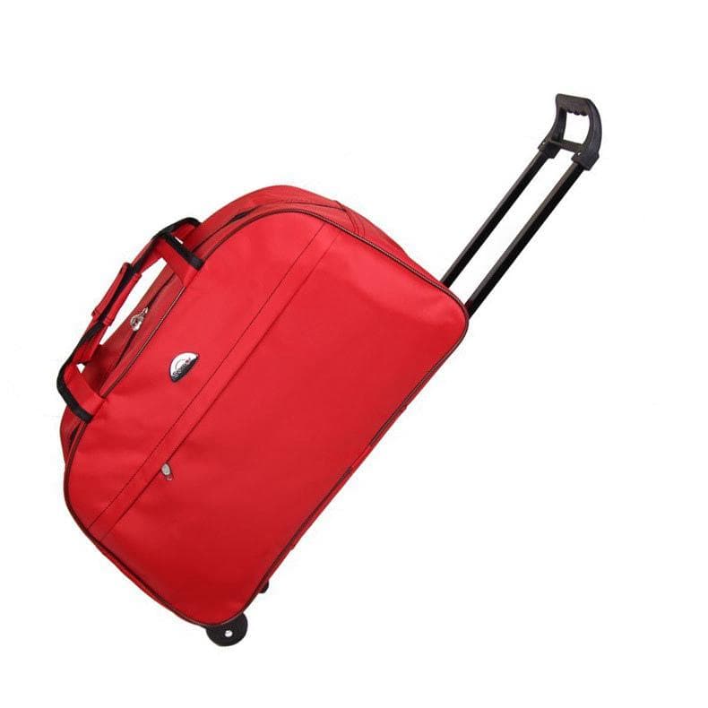 23 Color Trolley Travel Bag Luggage Bag Trolley Case Portable Travel Bag Duffel Bag Waterproof Bag medium red