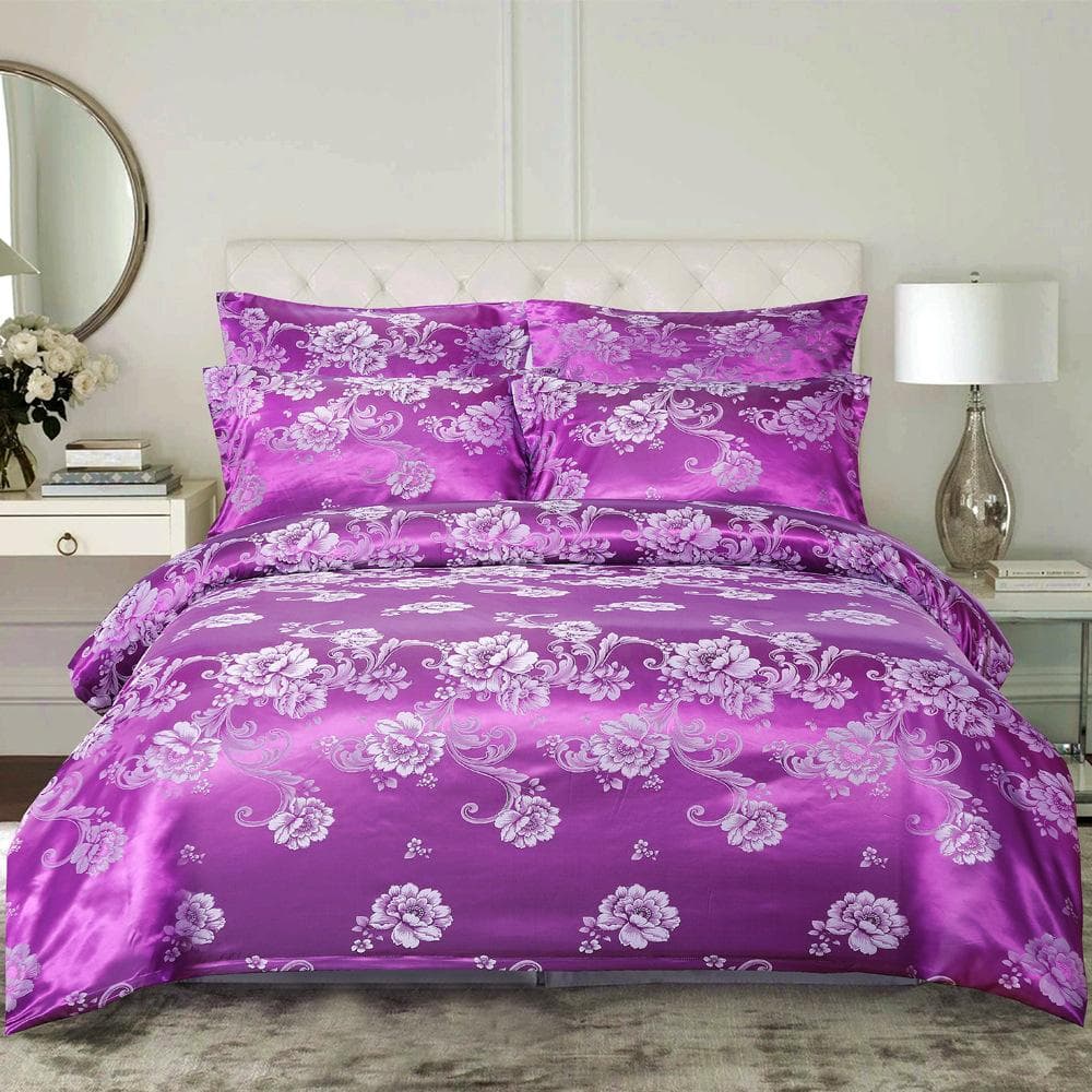 3PCS Home Bedding Set Jacquard Duvet Cover Set Bed Linens Luxurious Bedclothes Single Queen King Size Bed Sets 260*230cm 3pcs