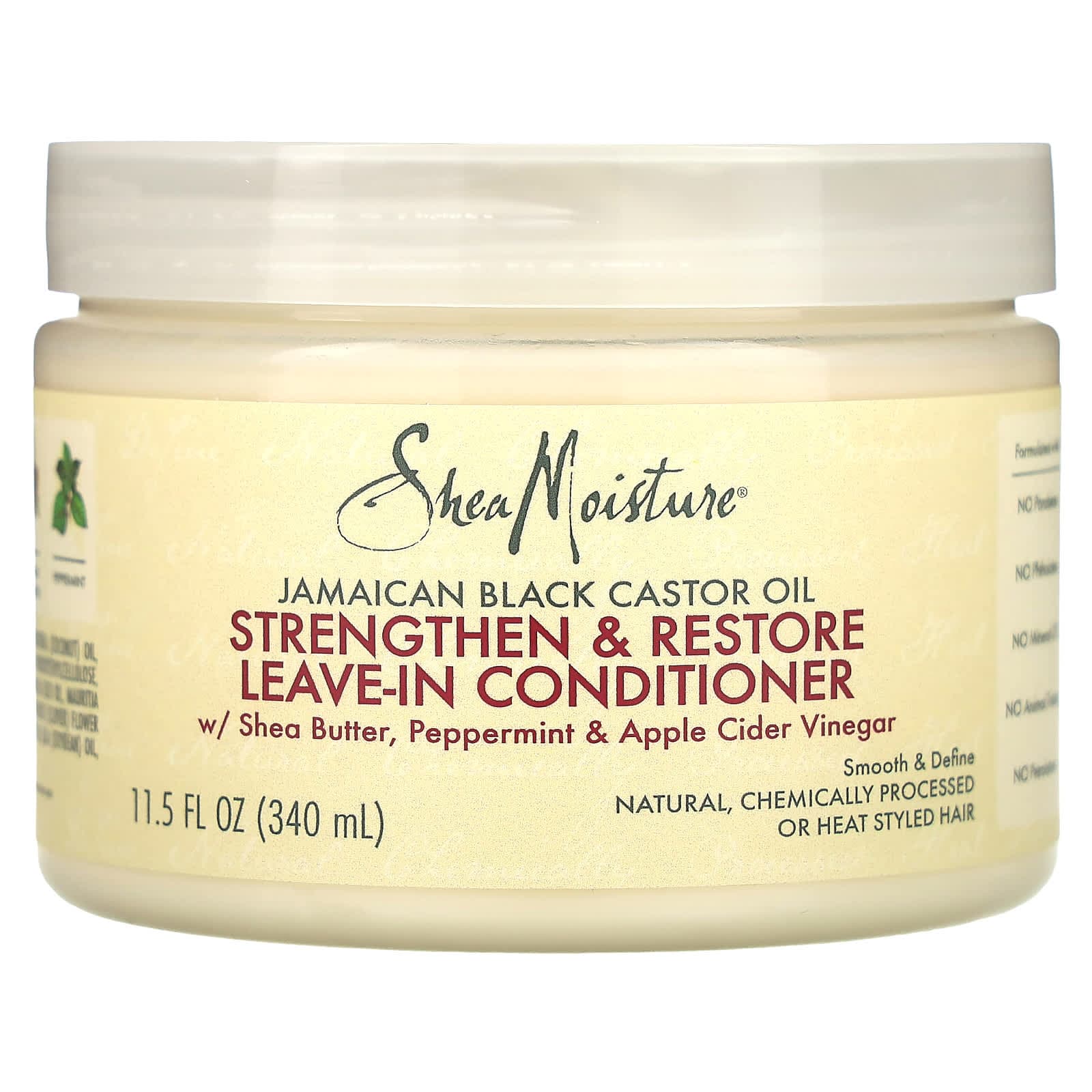 SheaMoisture, Jamaican Black Castor Oil, Strengthening & Restoring Leave-In Conditioner, 11 oz (312 g)