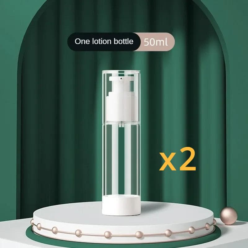 15ml 30ml 50ml Clear Airless Cosmetic Cream Pump Bottle Travel Size Dispenser Makeup Container for Cream Gel Lotion AS PP