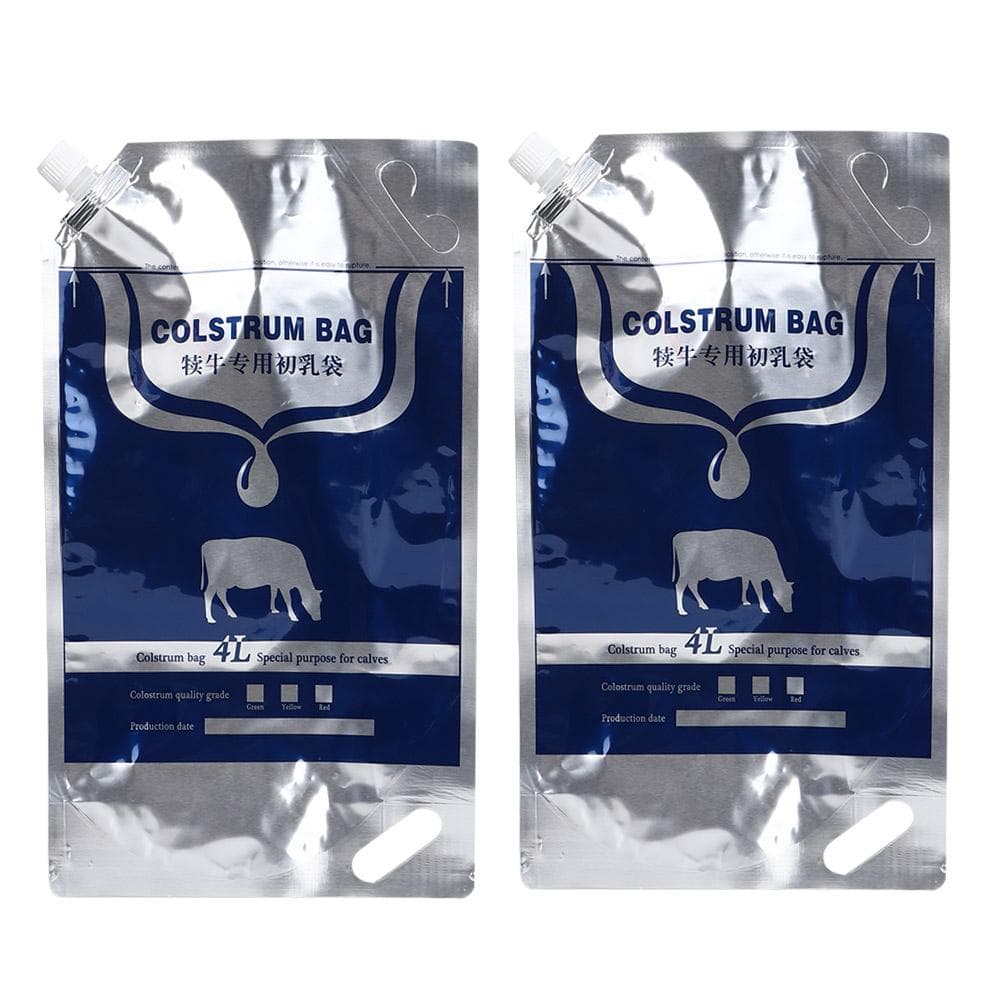 Food Grade 4L Calf Colostrum Packaging Storage Colostrum Fresh Filling Service Cold Storage Bag