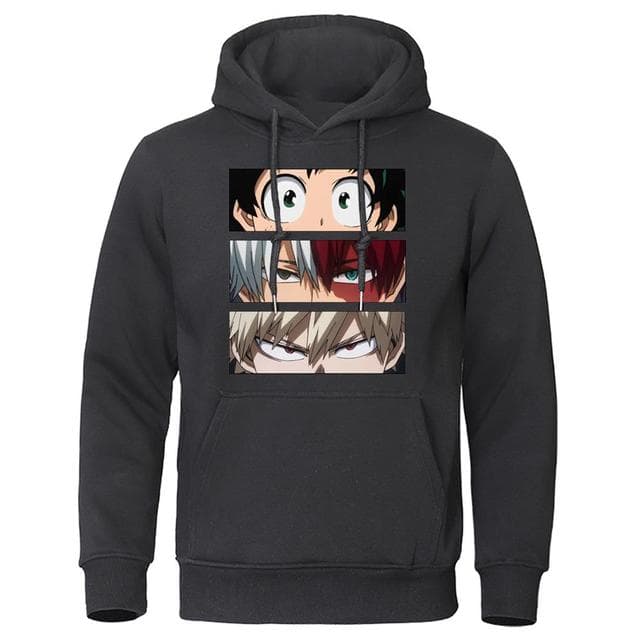 Men's And Women's Long Sleeves My Hero Academia Anime Sweatshirts Quality Streetwear Male Pullovers Tracksuit Hoodie Clothing M