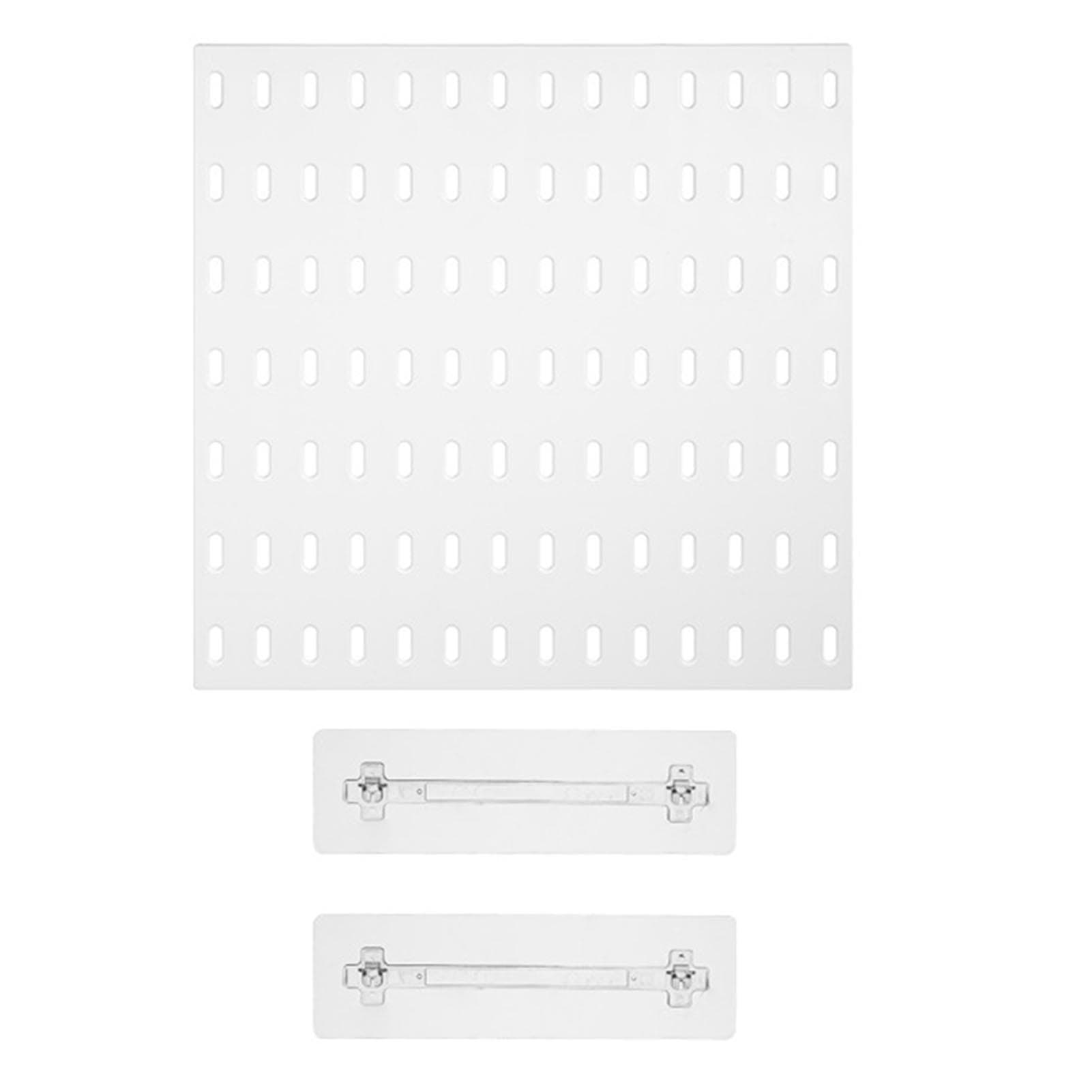 Peg Board Multipurpose Space Saving Wall Mounted Display Board for Kitchen Living Room Bedroom