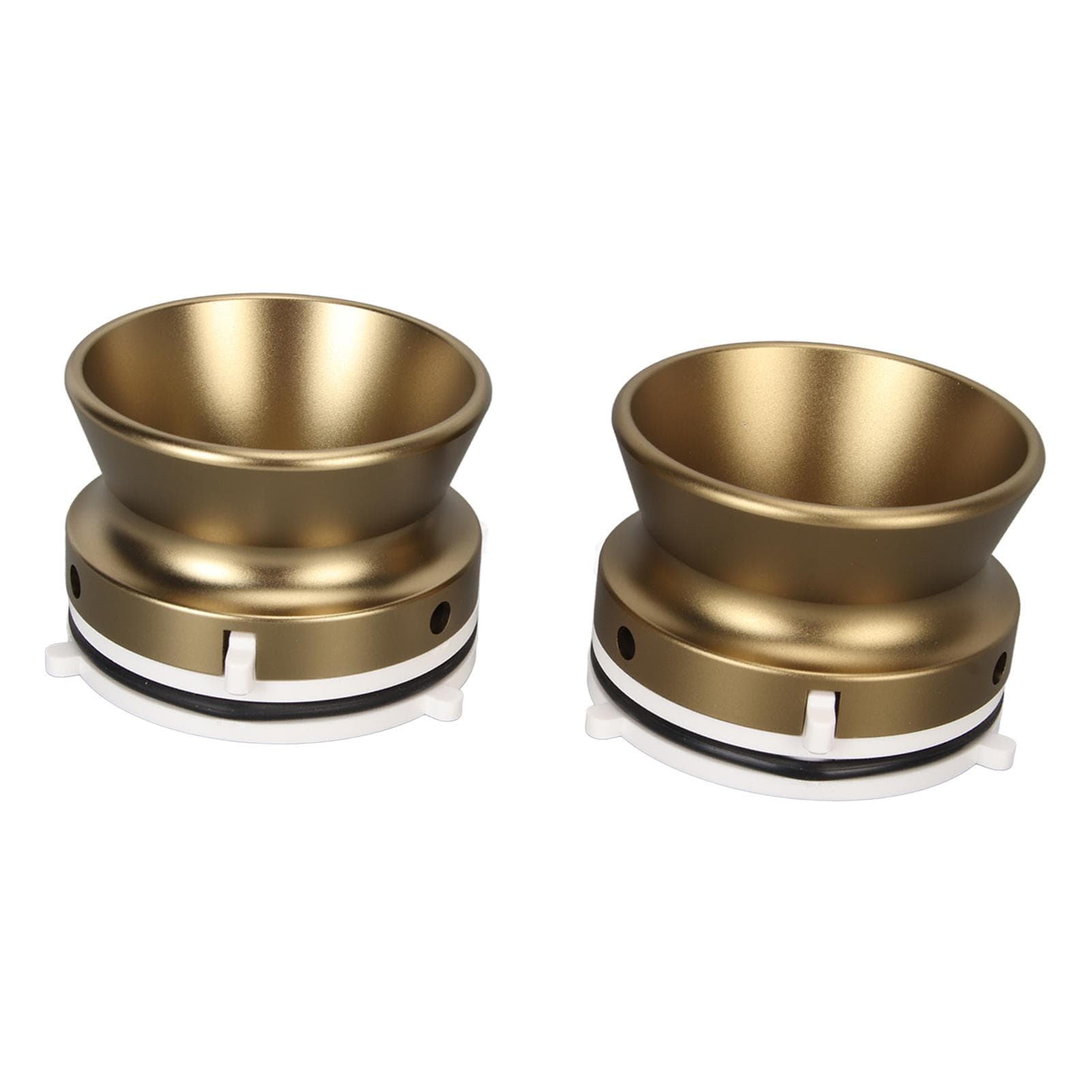 1 Pair for Studer ReVox NAB Hub Adapters 10 Inch Opener Polishing Aluminum Alloy Universal Loading antique brass