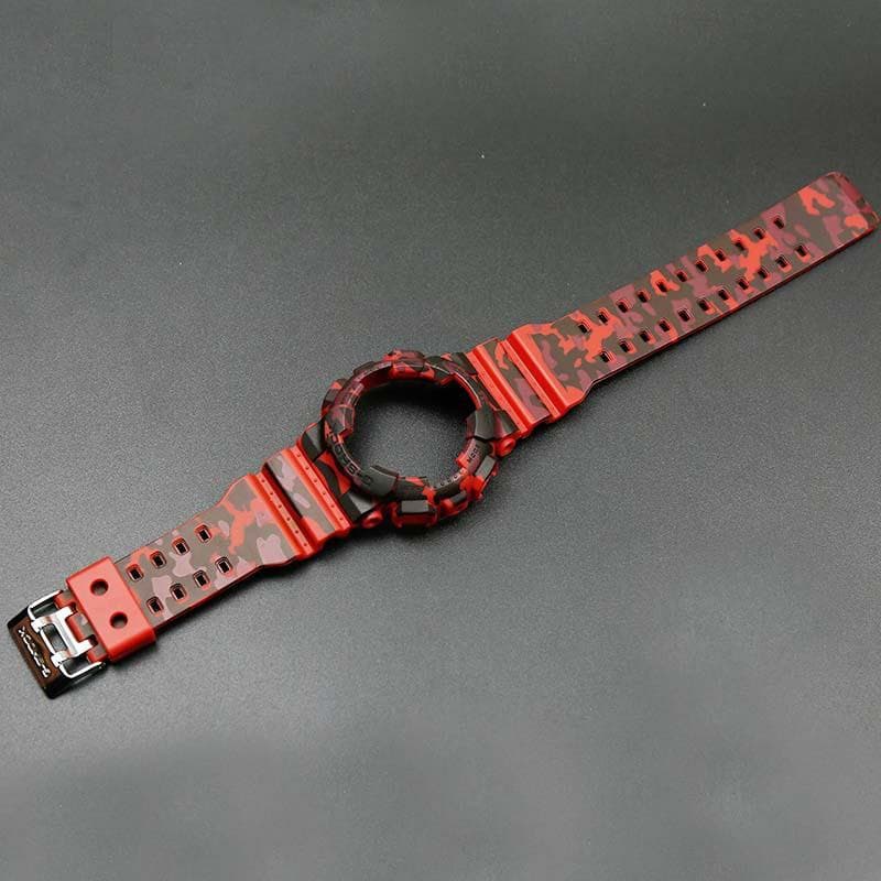 Camouflage Resin Strap for Casio G-SHOCK GD120 GD100 GA110 GA100 Frame Sports Bracelet GA100 GLS-100 Men's Watch Band camouflage