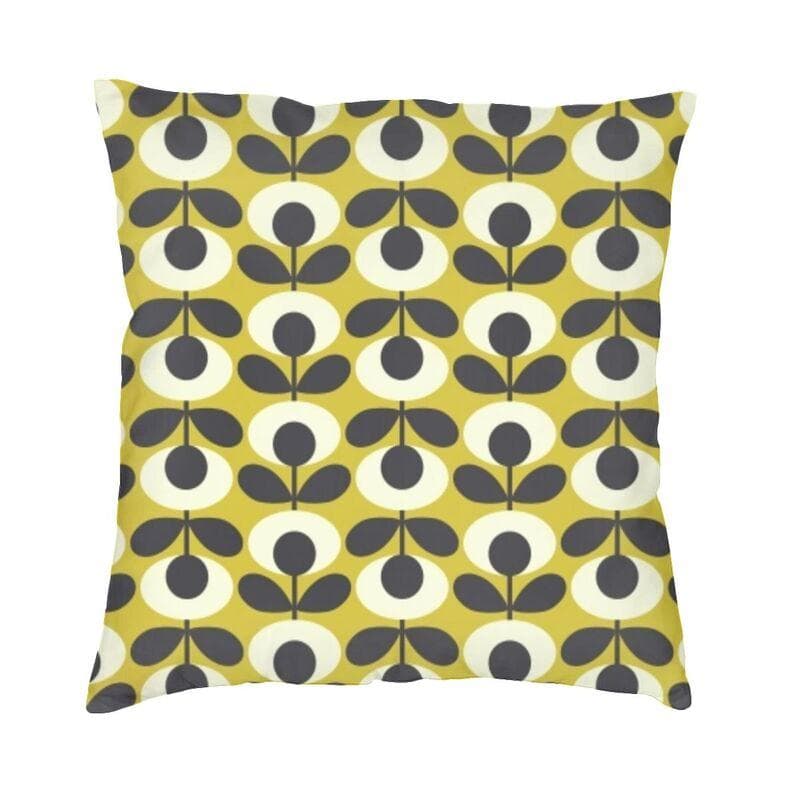 Luxury Orla Kiely Cushion Cover Soft Scandinavian Floral Throw Pillow Case Decoration Pillowcase 40x40cm 16x16in