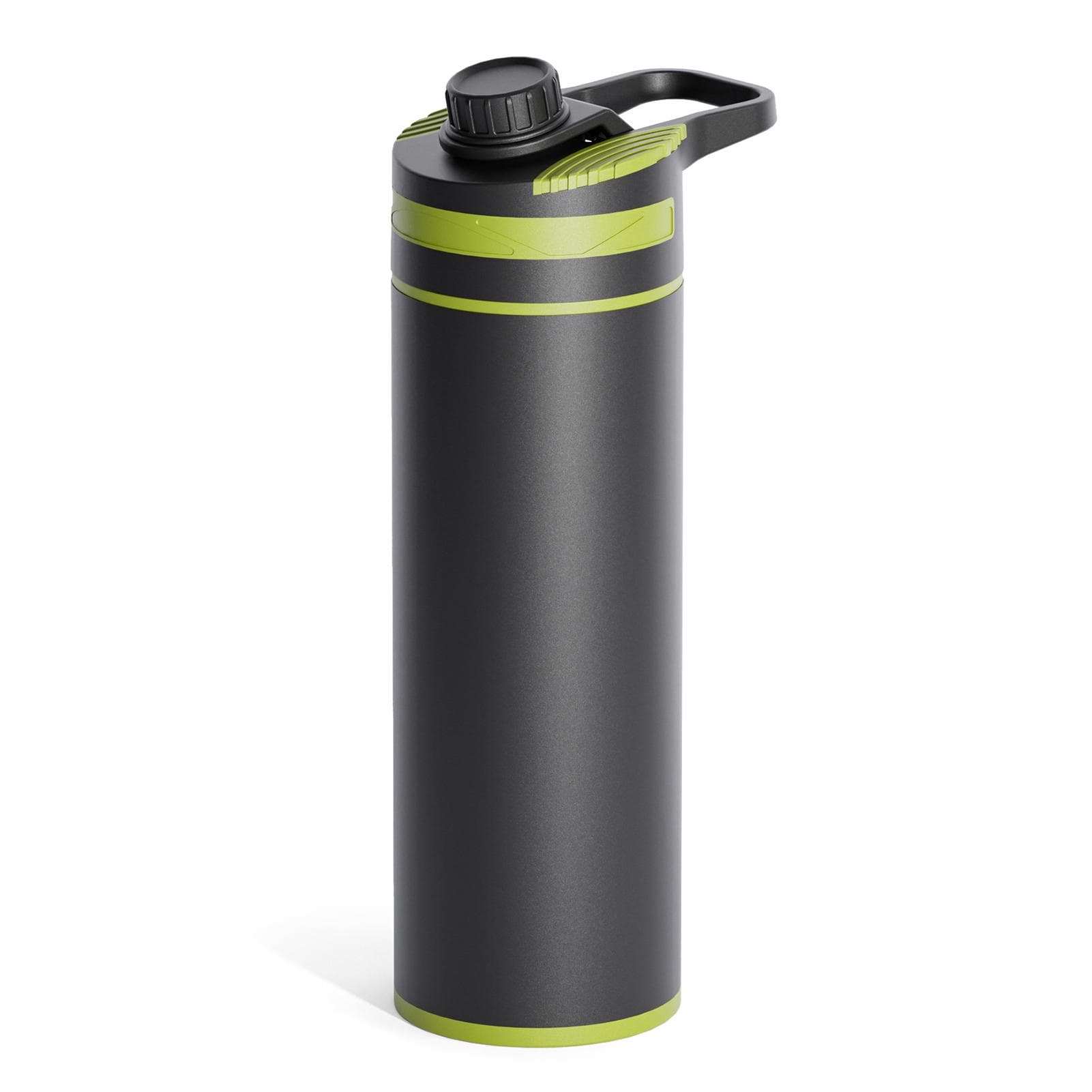 Clearly Filtered Water Bottle Ultra-Fine Filter Portable Outdoor Water Purifier for Hiking Camping green