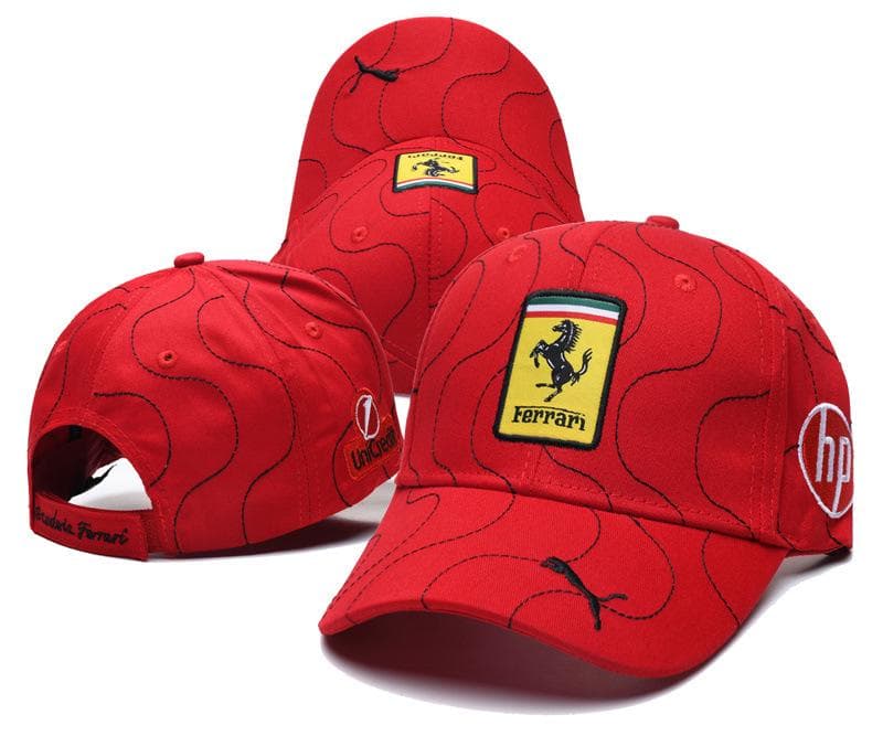 Trendy 4S Racing Cap: Adjustable Sunshade/Baseball Cap with Red Embroidery for Men & Women Adjustable