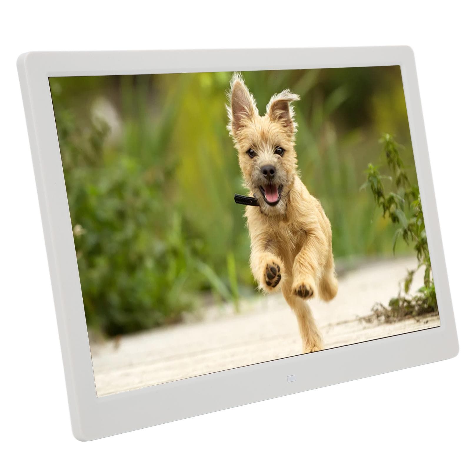 15.4 Inch Smart Digital Photo Frame Picture Frame HD LED Display 1280x800P White 100‑240V US Plug