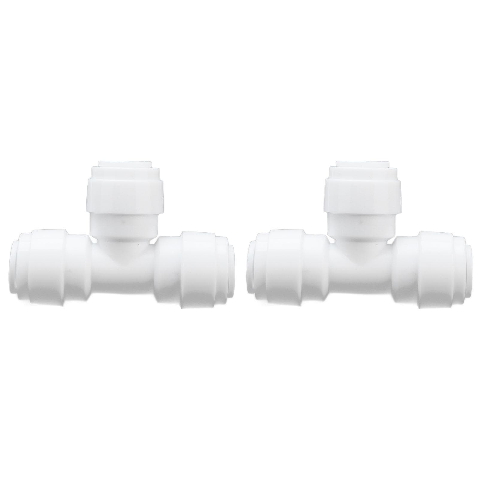 2PCS Tee Quick Connecter Water Tube Fitting 100PSI Push in Fitting Push in Joint for Garden