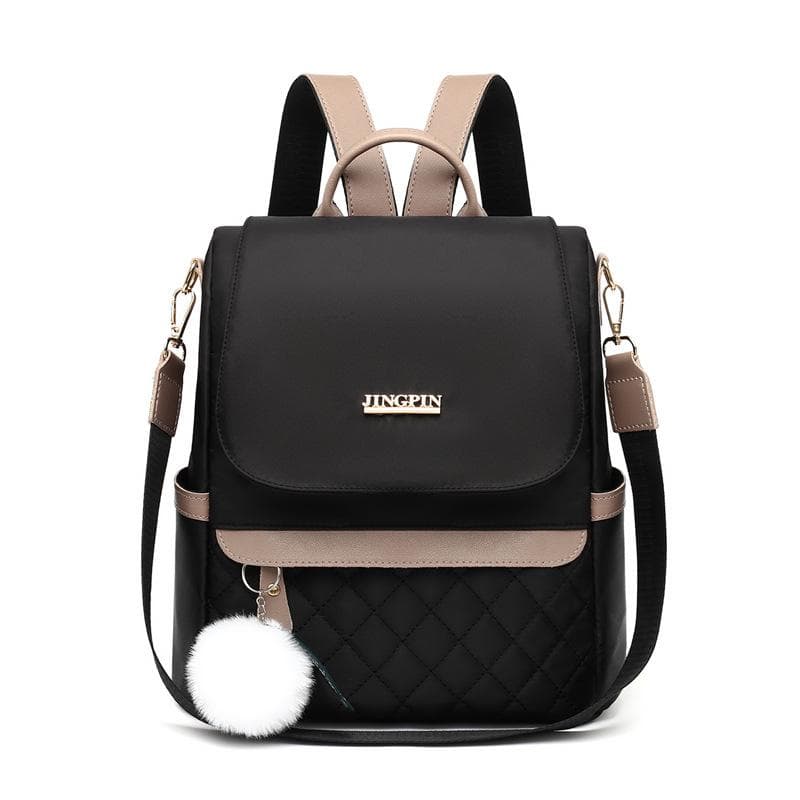 Fashion Anti-Theft Women Travel Backpack Mochila Solid Color Shopping Bag Teenagers School Bags Mujer Bookbag Bolsas Femenina black