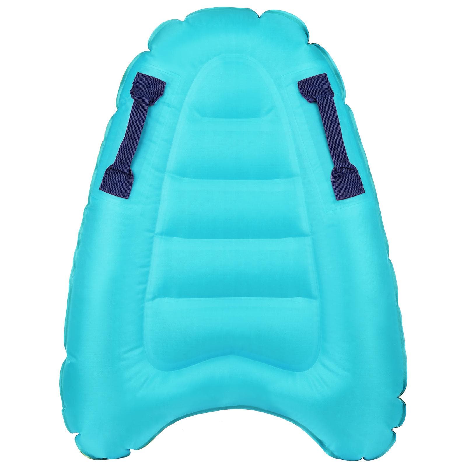 Inflatable Surfboard with Handles Kids Adults Inflatable Swimming Board for Beach Surfing Swimming blue