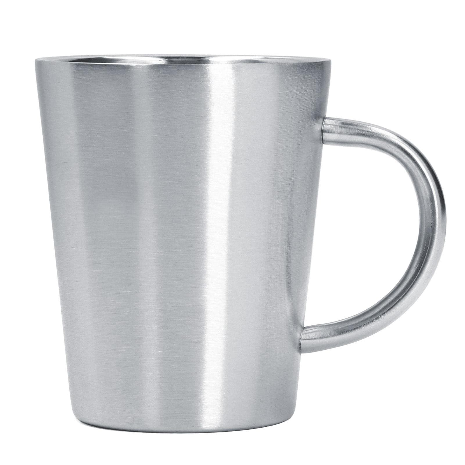 350ML Stainless Steel Coffee Cup Double Layer Heat Insulation Beer Mug Water Cup for Household L(for 6.5-9kg)
