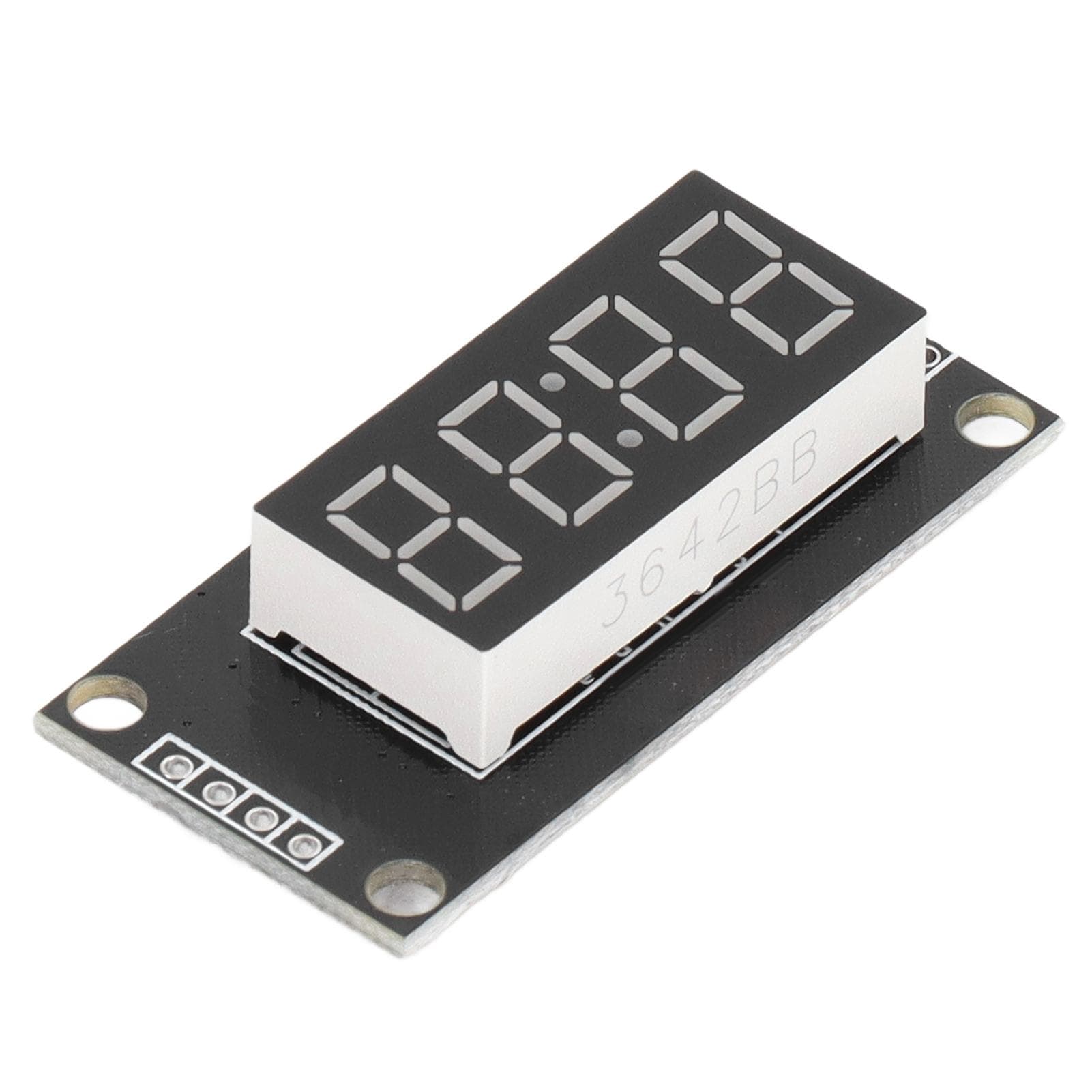 0.36in 4 Digit Digital Tube LED Blue Display Segment Module with Clock TM1637 2 Pin IO 5V