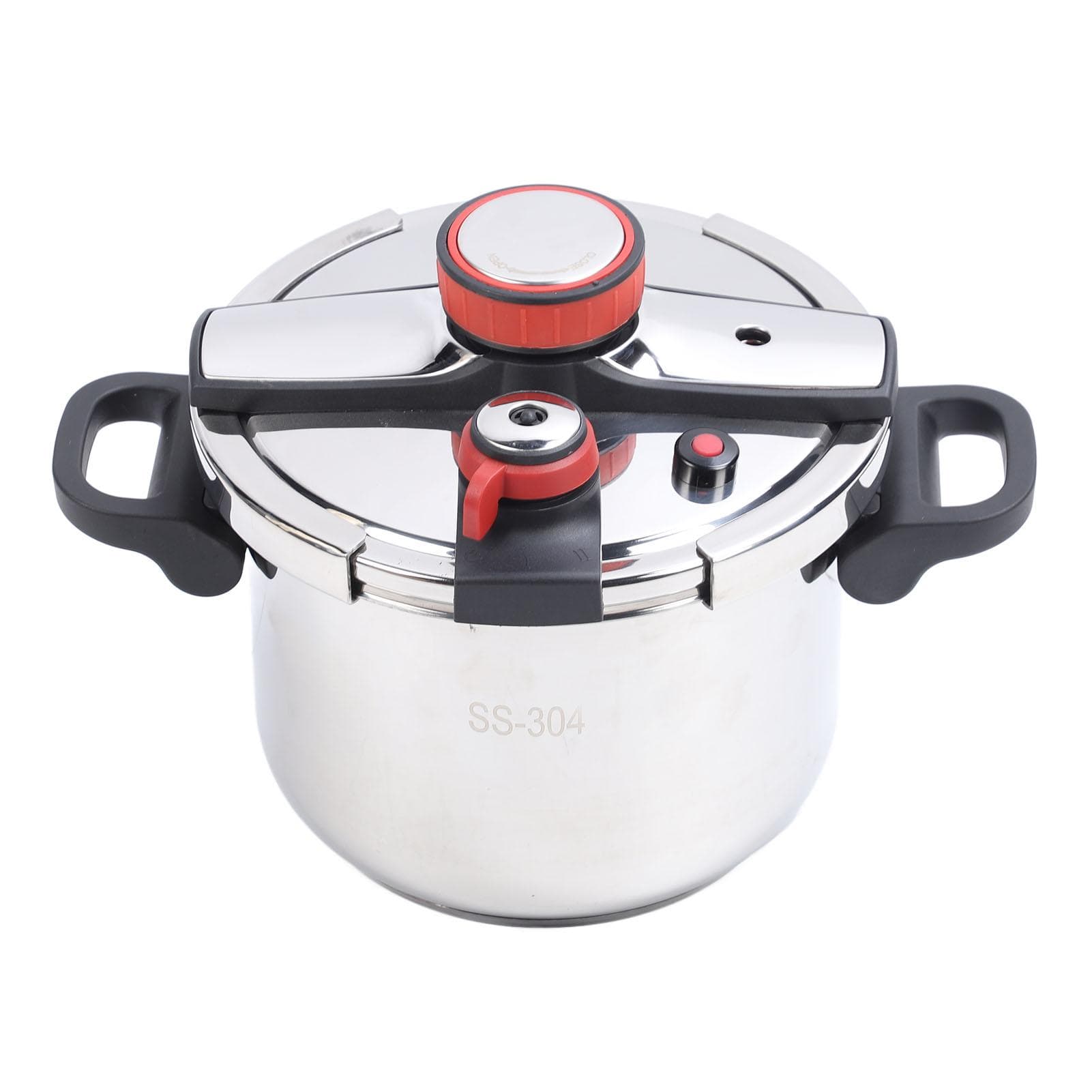 Pressure Cooker 2 Gear 304 Stainless Steel Foldable Handle Pressure Cooking Pot for Induction Gas L