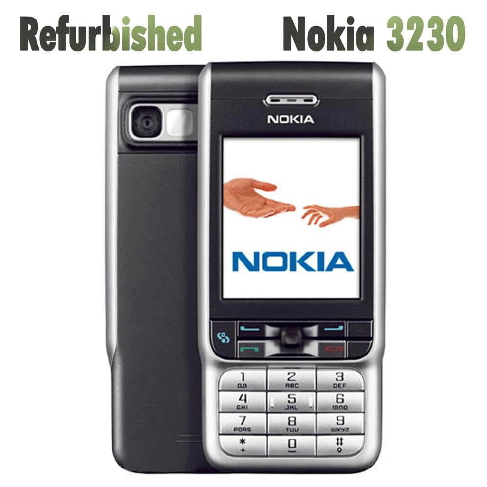 Refurbished Nokia Original Nokia 3230 Mobile Phone With 1 SIM Simple Set black