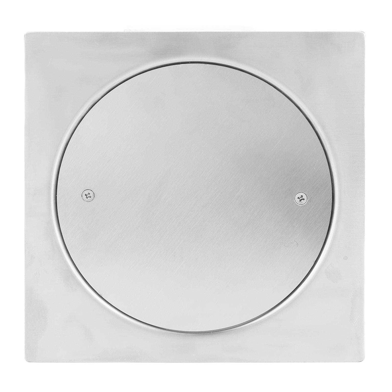 Floor Drain 20 X 20cm Stainless Steel Corrosion Resistant Screw Fixation Easy Installation Well