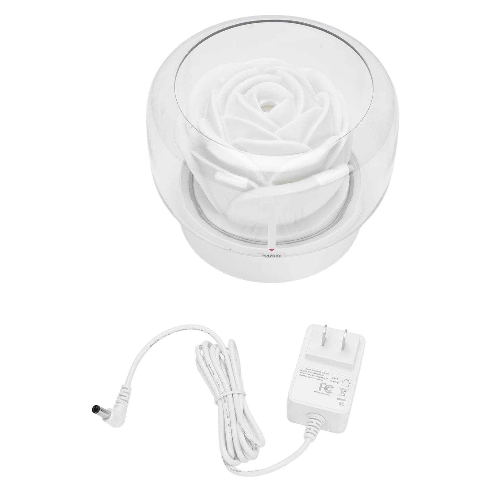 Essential Oil Diffuser Humidifier Quiet Flower Aromatherapy Diffuser with 7 Colors Night Light for