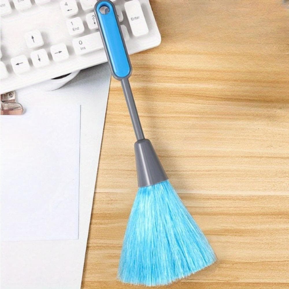 1PC Microfiber Duster Brush for Electronics and Home Cleaning - Anti-Static Plastic Dust Cleaner for Keyboards, Screens, Office Equipment 1pc blue