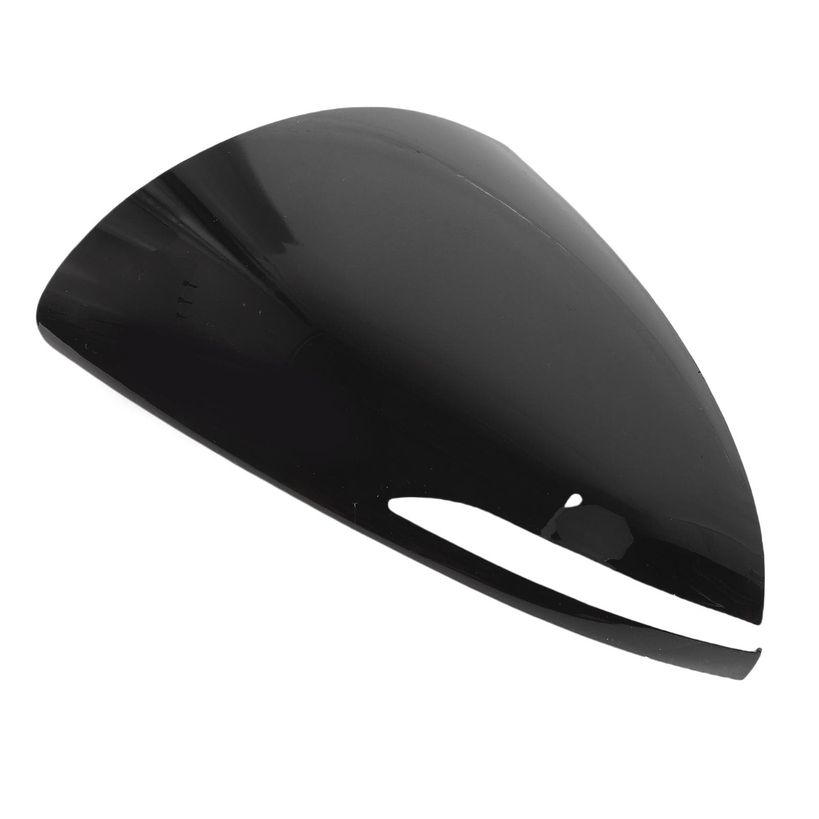 Side Rearview Mirror Cover Cap High Strength ABS Black Car Exterior Door Mirror Cap Replacement for