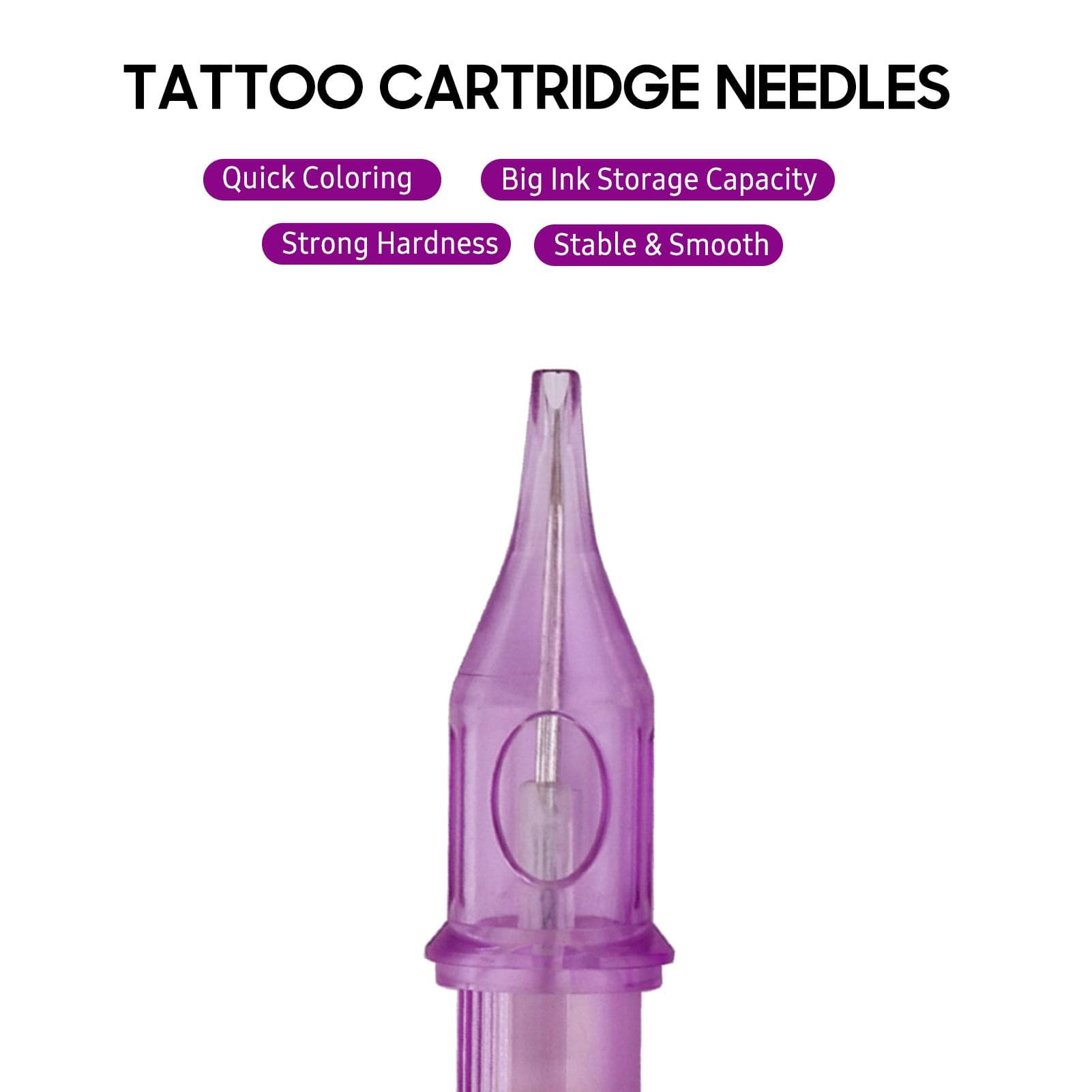 10pcs 9RM Tattoo Cartridge Needles Tubes Hand Poke Sterilized Needle Accessories Kit Set Tattoo 9RS