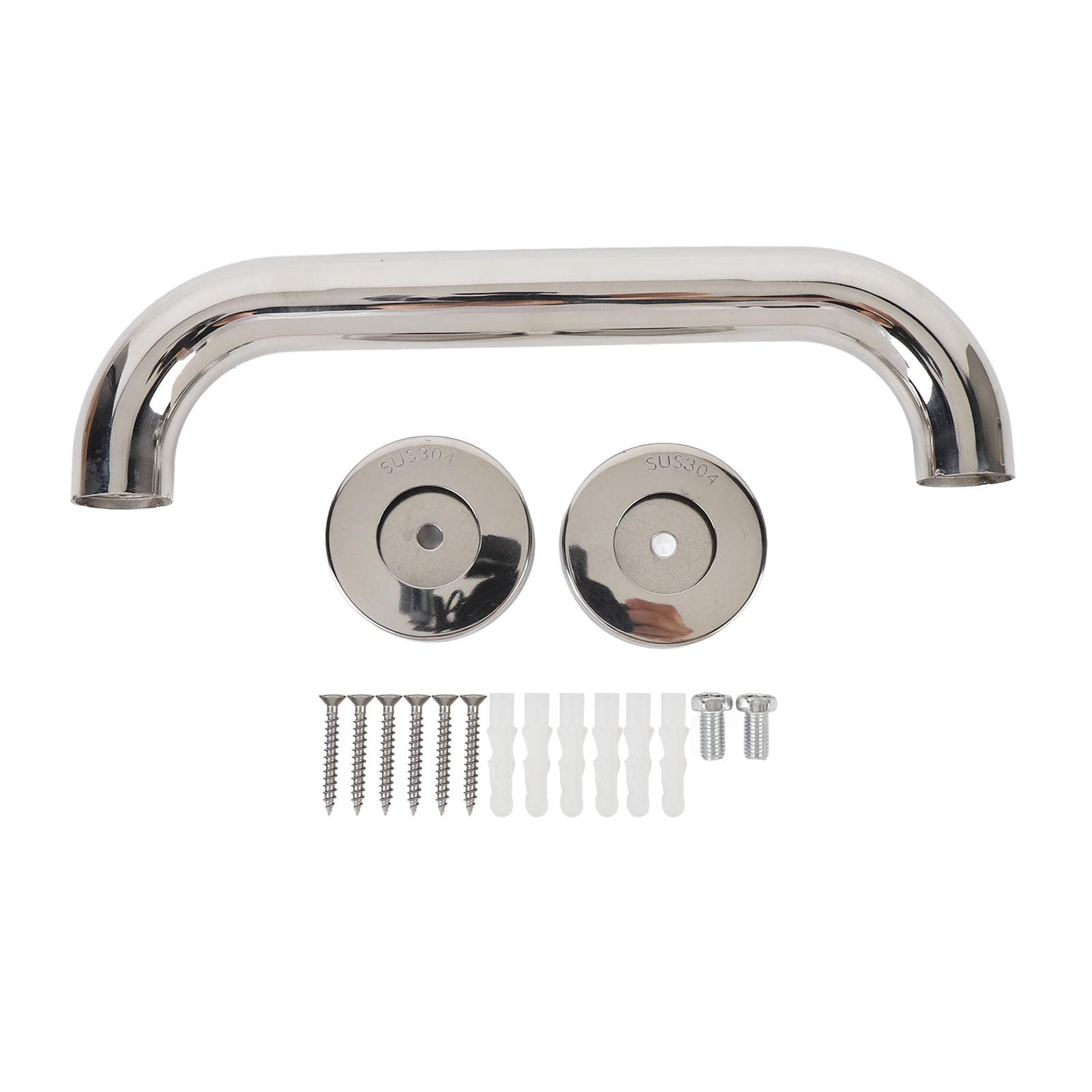 Shower Grab Bar Stainless Steel Grab Bar Bathtubs Showers Wall Handrail for Seniors Elderly 50cm 30cm/11.8in