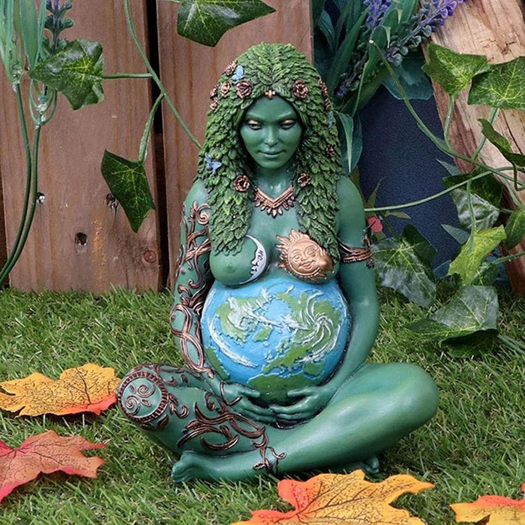 Gaia Mother Earth Statue Figurine Garden Ornament Mother's Day Gift A C