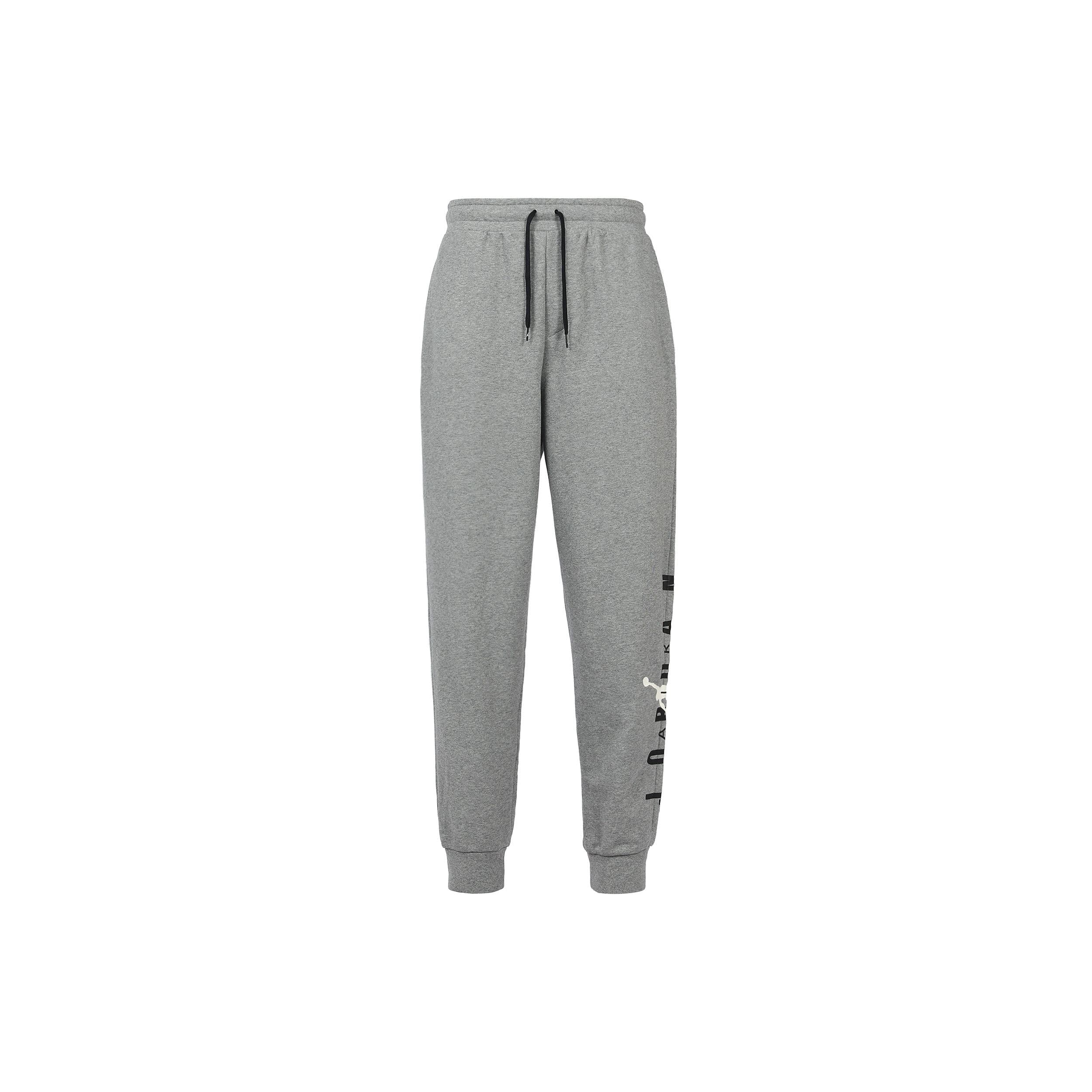 Jordan Pure Color Elastic Waist Knit Sport Pants Men Bottoms Gray AR4787-091 XXL