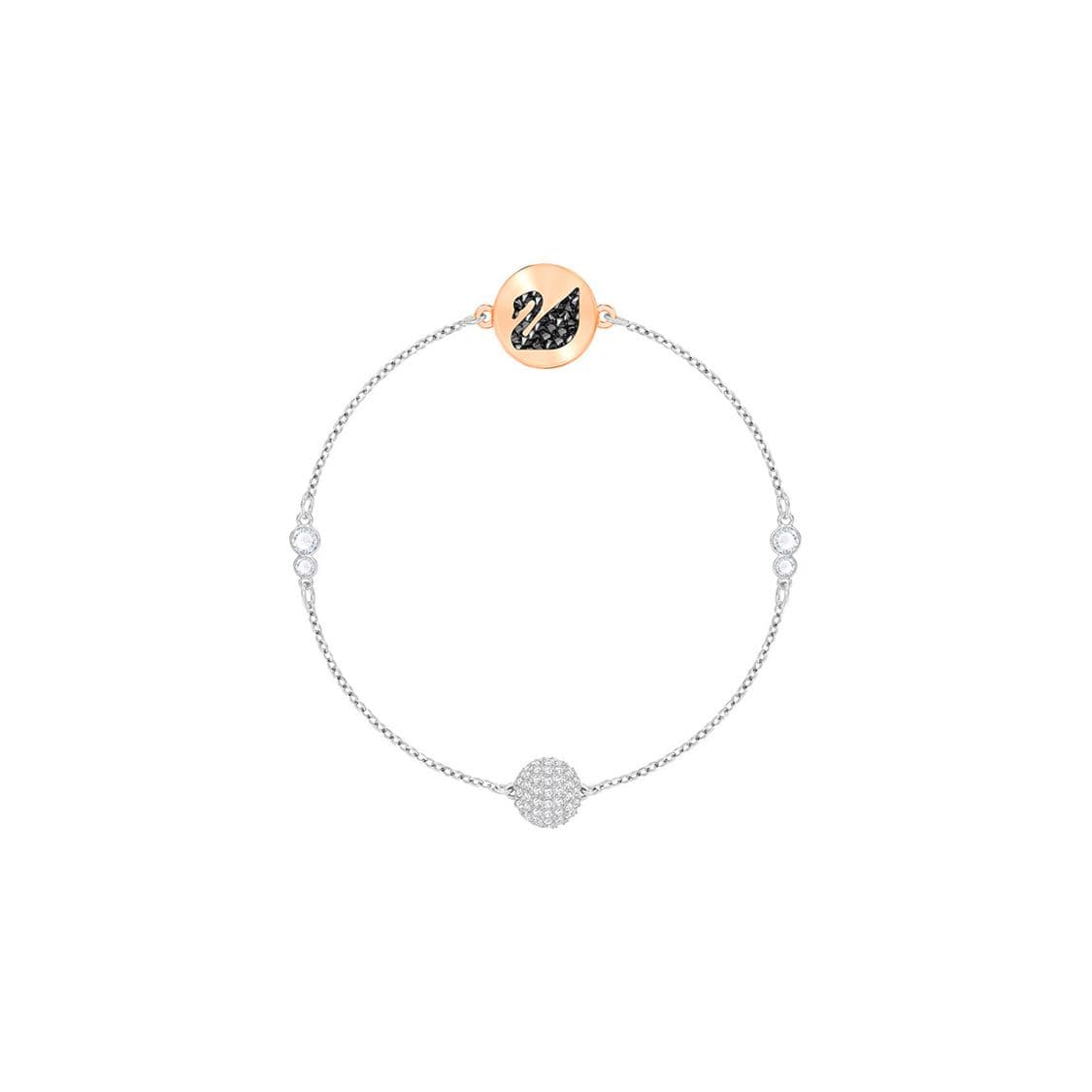Swarovski Minimalist Swan Bracelet Women bracelets Rose-Gold 5391836 Rose Gold,F