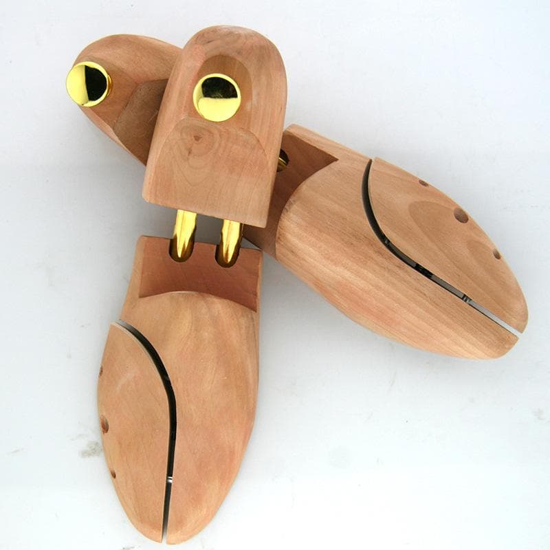 Solid wood lotus wood shoe support, wood whole last shoe expander, spring wood whole last shaping, anti wrinkle shoe support device 41-42 beige