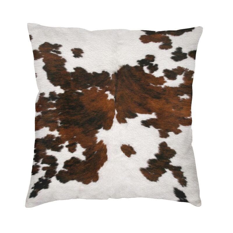 Scottish Highland Cow Cowhide Texture Pillow Living Room Decoration Kawaii Animal Hide Leather Cushion Printing Pillowcase 30x30cm 12x12in