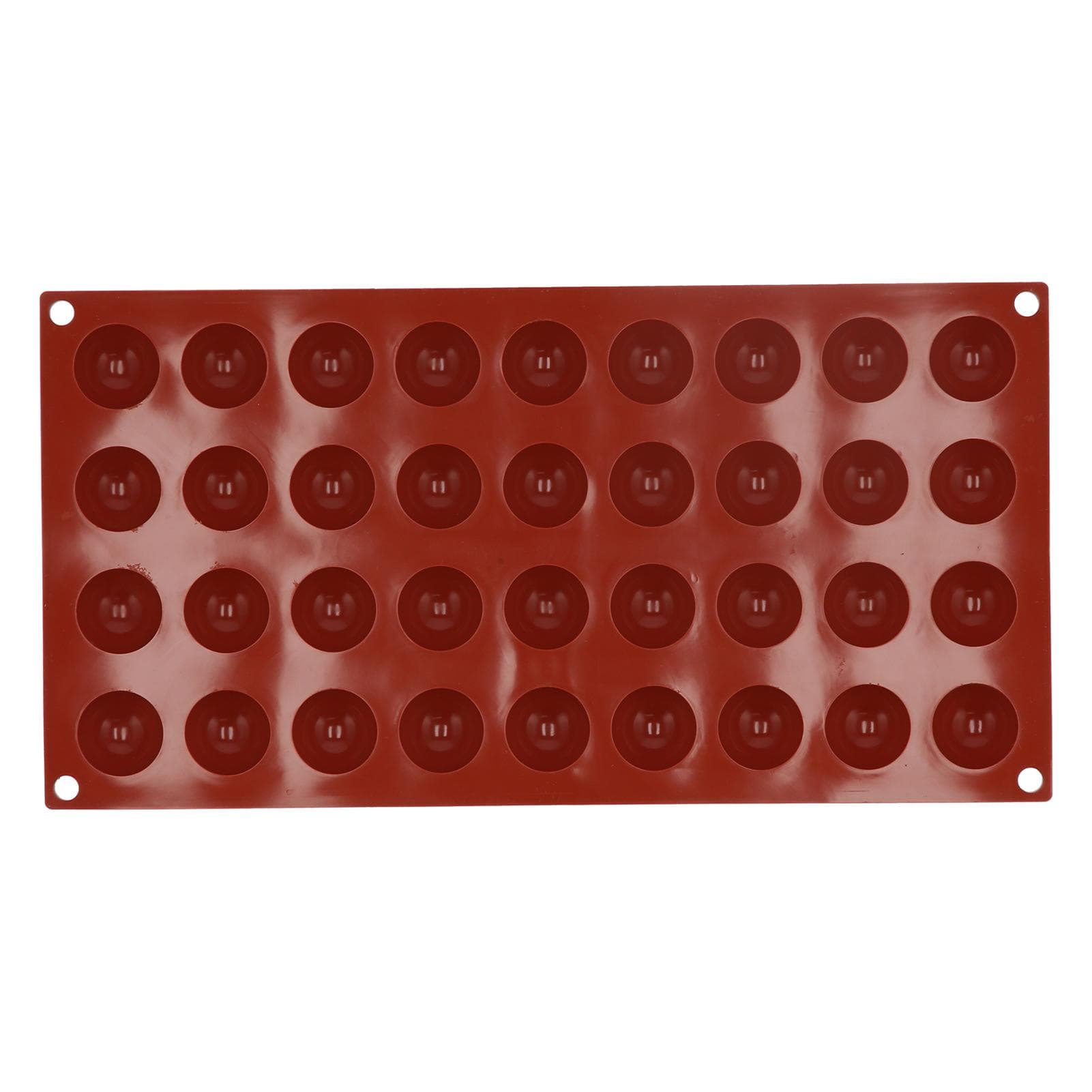 Silicone Mold Food Grade SemiSpherical Cake Mold Tray for Chocolate Soap Home Kitchen(36 Hole )