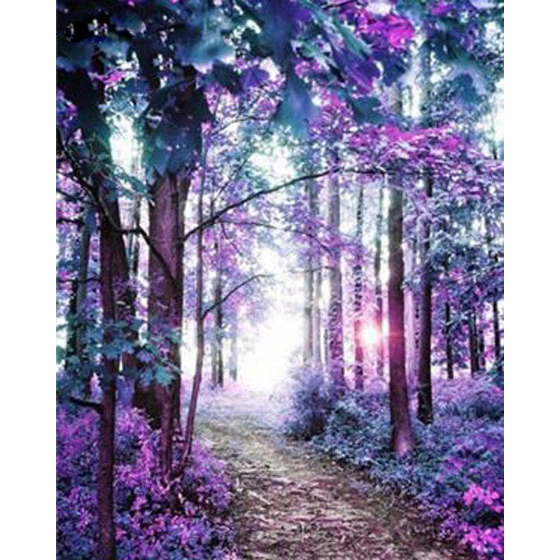 DIY Diamond Painting scenic Full Drill Round Diamond Embroidery Picture 20X30CM