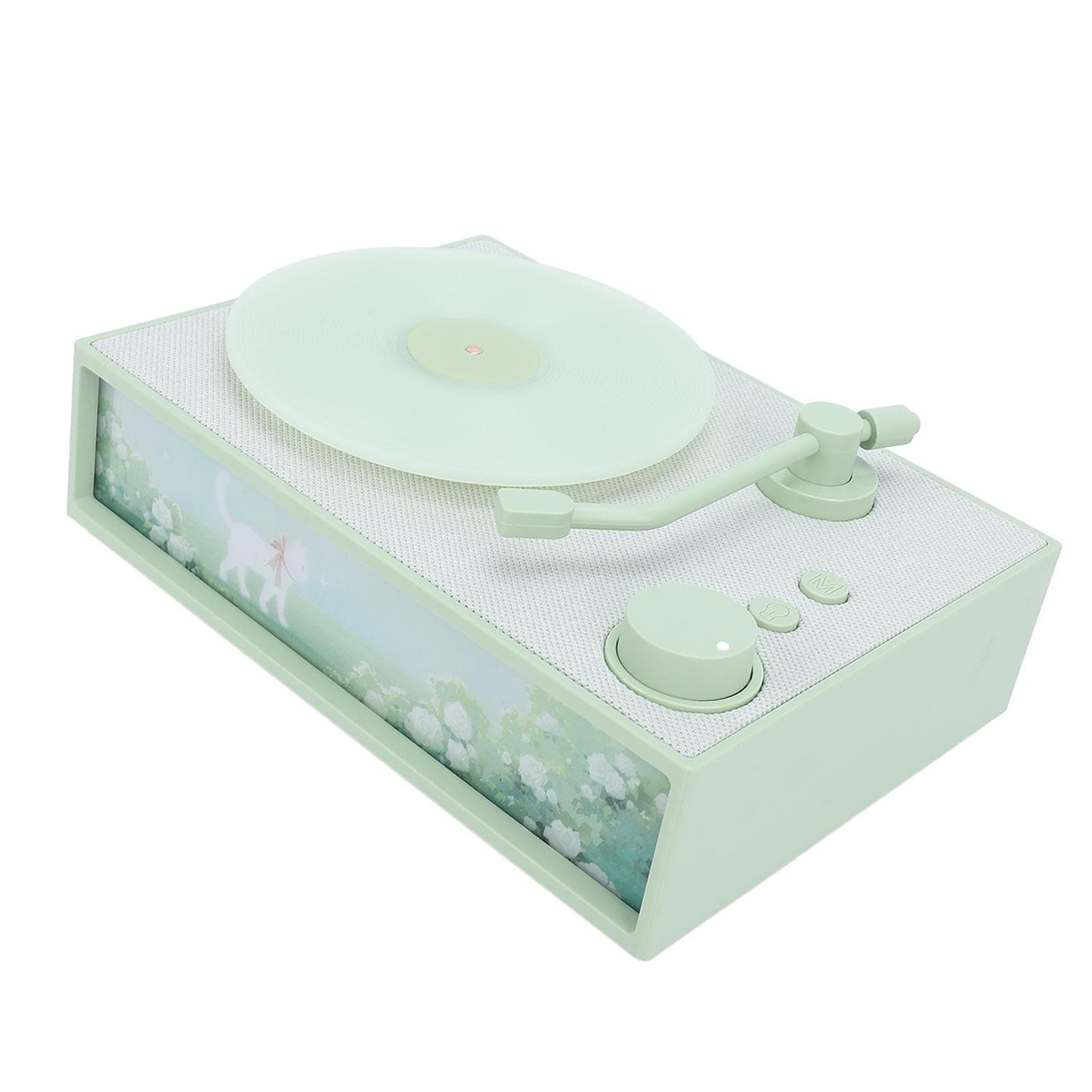 Vintage Record Player with Aroma Diffuser Bluetooth Wireless Portable Wireless Record Player Green green