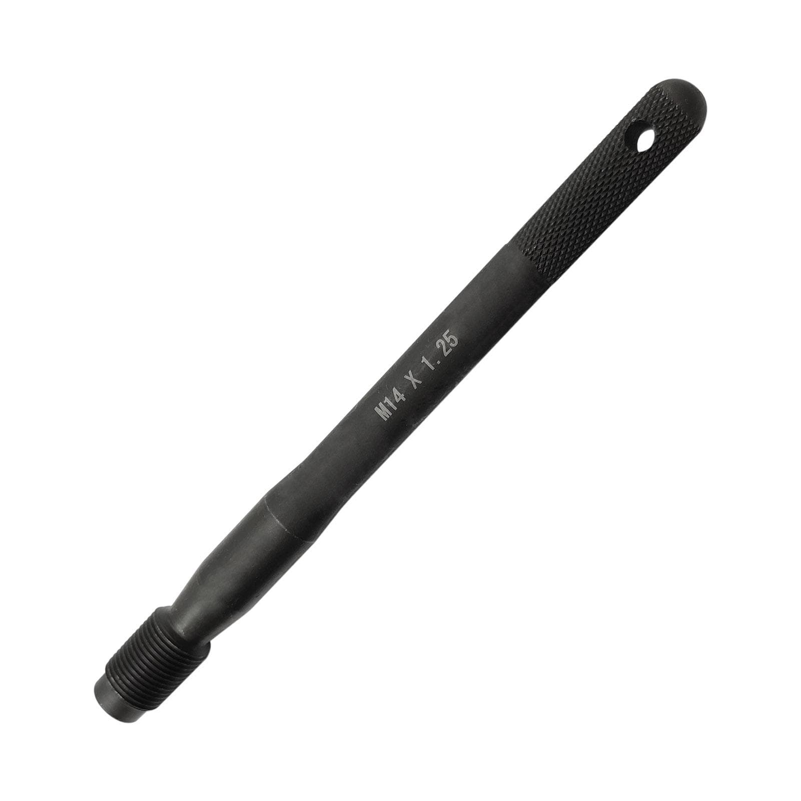 Wheel Hanger Alignment Pin Guide Tool Wheel Lug Bolt Automotive Mechanic Tool Wheel Mounting Guide M14X1.25 black